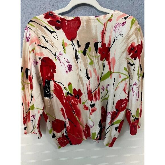 J.A.C Floral Button Down Cardigan - Picture 5 of 7